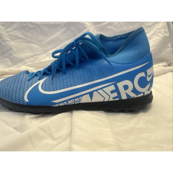 NIKE MERCURIAL SUPERFLY 7 ACADEMY IC INDOOR SOCCER SIZE 9.5 BLUE AT7979-414 - Picture 8 of 10